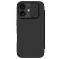 iPhone 17 Nillkin Qin Pro Flip Cover - Zwart