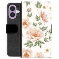 iPhone 17 Premium Portemonnee Hoesje - Bloemen