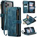 iPhone 17 Pro Caseme C30 Multifunctioneel Portemonnee Hoesje - Blauw