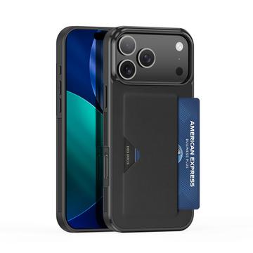 iPhone 17 Pro Dux Ducis Pocard hoesje met kaarthouder - Zwart