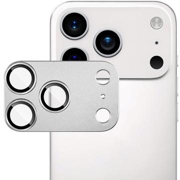 iPhone 17 Pro Imak Volledige metalen en gehard glazen cameralensbeschermer - Zilver