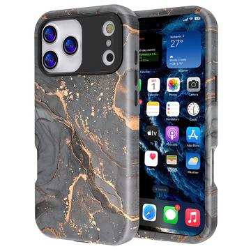 iPhone 17 Pro Luxe Marmer Hybride Hoesje
