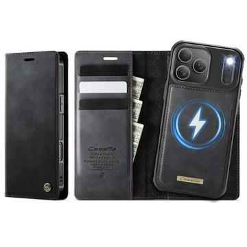 iPhone 17 Pro Max Caseme C49 2-in-1 afneembare portemonneehoes - MagSafe-compatibel, RFID - Zwart