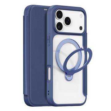 iPhone 17 Pro Max Dux Ducis Skin X Pro Magnetische Flip Hoesje - Blauw