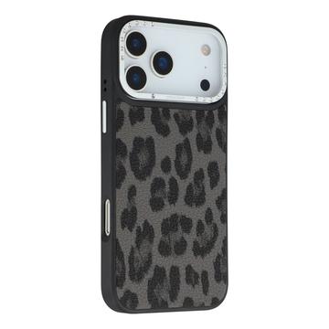 iPhone 17 Pro Max Jaucase magnetische hybride hoesje met luipaardprint