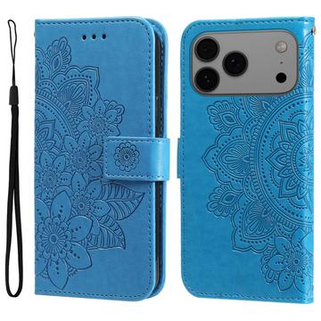 iPhone 17 Pro Max Mandala Series Portemonnee-hoesje - Blauw