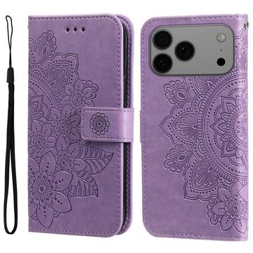 iPhone 17 Pro Max Mandala Series Portemonnee-hoesje - Paars