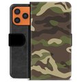 iPhone 17 Pro Max Premium Portemonnee Hoesje - Camouflage