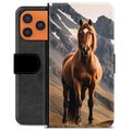 iPhone 17 Pro Max Premium Portemonnee Hoesje - Paard