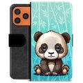iPhone 17 Pro Max Premium Portemonnee Hoesje - Panda