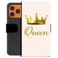 iPhone 17 Pro Max Premium Portemonnee Hoesje - Koningin