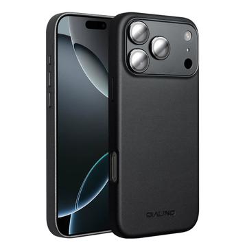 iPhone 17 Pro Max Qialino Premium MagSafe hoesje - Zwart