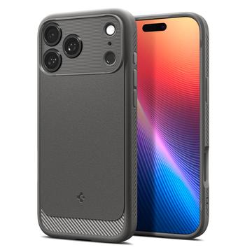 iPhone 17 Pro Max Spigen Rugged Armor Mag TPU Hoesje - Grijs
