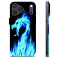 iPhone 17 Pro Max TPU-hoesje - Blauwe Vuurdraak