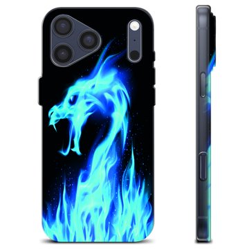 iPhone 17 Pro Max TPU-hoesje - Blauwe Vuurdraak