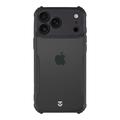 iPhone 17 Pro Max Tactical Quantum Stealth Hoesje met versterkte hoeken - Helder / Zwart
