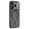 iPhone 17 Pro Nillkin CamShield Pro Magnetic Hybride Hoesje - Doorschijnend zwart