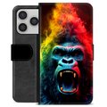 iPhone 17 Pro Premium Portemonnee Hoesje - Gorilla