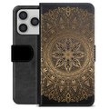 iPhone 17 Pro Premium Portemonnee Hoesje - Mandala