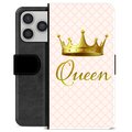iPhone 17 Pro Premium Portemonnee Hoesje - Koningin
