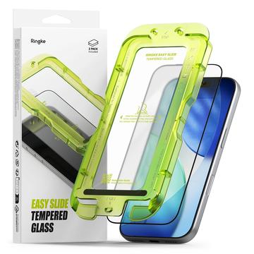 iPhone 17 Pro Ringke Easy Slide Glazen Screenprotector - 2 stuks.