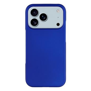 iPhone 17 Pro Geruberiseerd Kunststof Hoesje - Blauw