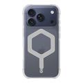 iPhone 17 Pro Tactical MagForce Hexagon hoesje - MagSafe compatibel - Wit / Doorzichtig