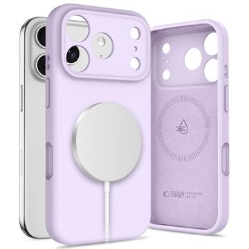 iPhone 17 Pro Tech-Protect Vloeibaar Siliconen Hoesje - MagSafe Compatibel - Mauve