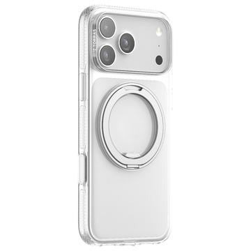 iPhone 17 Pro Torras O Fitness hoesje met 360 standaard - MagSafe compatibel - Doorzichtig