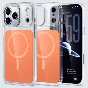 iPhone 17 Pro Tweekleurig hybride hoesje - MagSafe-compatibel - Oranje