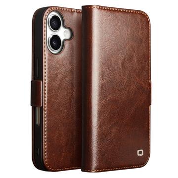 iPhone 17 Qialino Classic Wallet Leren Hoesje