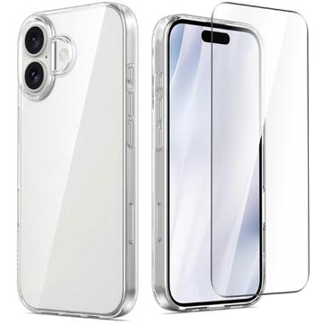 iPhone 17 Saii 2-in-1 TPU-hoesje en Glazen Screenprotector