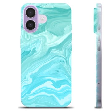 iPhone 17 TPU-hoesje - Blauw Marmer