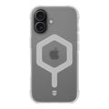 iPhone 17 Tactical MagForce Hexagon hoesje - MagSafe compatibel - Wit / Doorzichtig