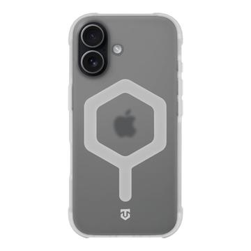 iPhone 17 Tactical MagForce Hexagon hoesje - MagSafe compatibel - Wit / Doorzichtig