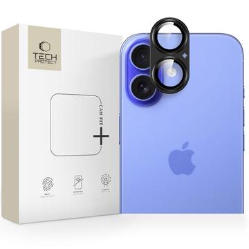 iPhone 17 Tech-Protect Camfull Fit+ Camera Lens Beschermer - Zwart