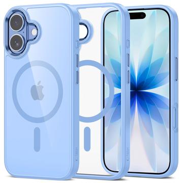 iPhone 17 Tech-Protect Magmat Cover - MagSafe-compatibel - Mistblauw / Doorzichtig