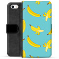 iPhone 5/5S/SE Premium Portemonnee Hoesje - Bananen