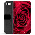 iPhone 5/5S/SE Premium Portemonnee Hoesje - Roze