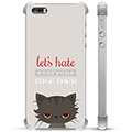 iPhone 5/5S/SE hybride hoesje - Angry Cat