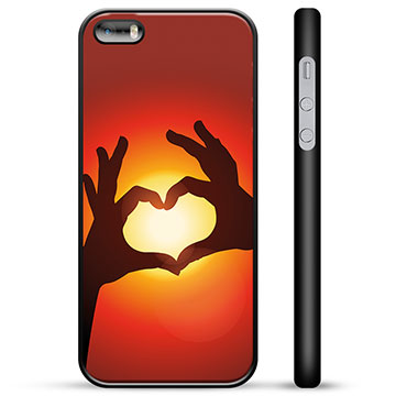 iPhone 5/5S/SE Beschermende Cover - Hart Silhouet