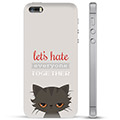 iPhone 5/5S/SE TPU-hoesje - Angry Cat