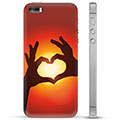 iPhone 5/5S/SE TPU-hoesje - Hart Silhouet