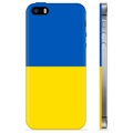 iPhone 5/5S/SE TPU Hoesje Oekraïense Vlag - Geel en Lichtblauw