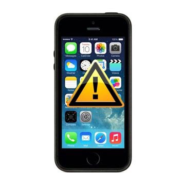 iPhone 5S Oplaadconnector Flexkabel Reparatie - Zwart