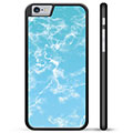 iPhone 6 / 6S Beschermende Cover - Blauw Marmer