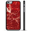 iPhone 6 / 6S Beschermende Cover - Rode Marmer