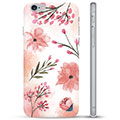 iPhone 6 / 6S TPU Case - Roze Bloemen