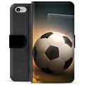 iPhone 6 / 6S Premium Portemonnee Hoesje - Voetbal