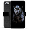 iPhone 6 / 6S Premium Portemonnee Hoesje - Zwarte Panter